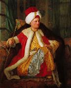 Antoine de Favray Portrait of Charles Gravier Count of Vergennes and French Ambassador, in Turkish Attire Sweden oil painting artist